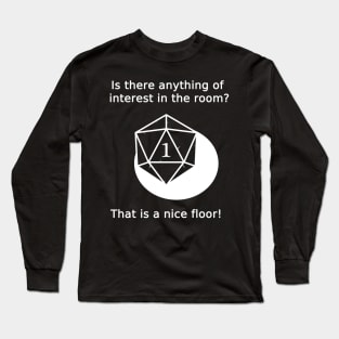 Critical Fail: Dungeons and Fail - Critical Failure Perception Long Sleeve T-Shirt